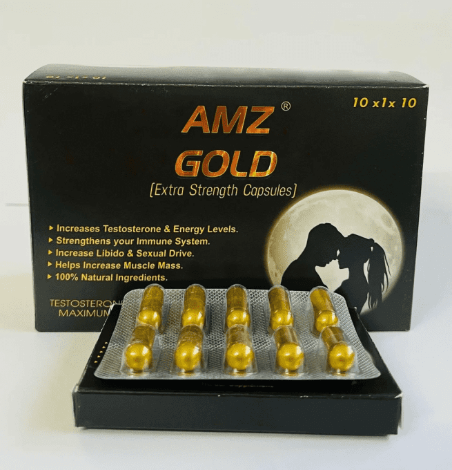AMZ   GOLD  - PURE TRADITIONNAL HERBAL PREPARATION FOR  MEN  Aphrodisiaque vegetal homme , lot 2